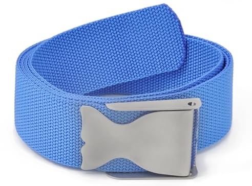 BEST DIVERS Cintura Blu Fibbia Inox Balena, Sub Uomo