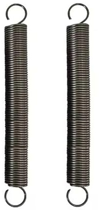 Spannfeder Zugfeder Mit Haken 120mm, Durchmesser 2,0mm, Außendurchmesser 13mm 2Stücke