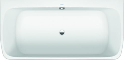 Duravit Qatego Badewanne, Vorwand, 1800x800x600mm, DuraSolid, 2 Rückenschräge, Weiß Matt, 700615000000000