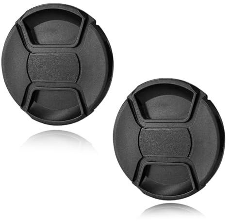 MEXRUMI 2 Stück Objektivdeckel Objektivdeckel 52Mm Kamera Objektiv Ersatz Deckel Ersatzkappe Objektivkappe Schutzdeckel Mit Schnur Für 52Mm Filterobjektive