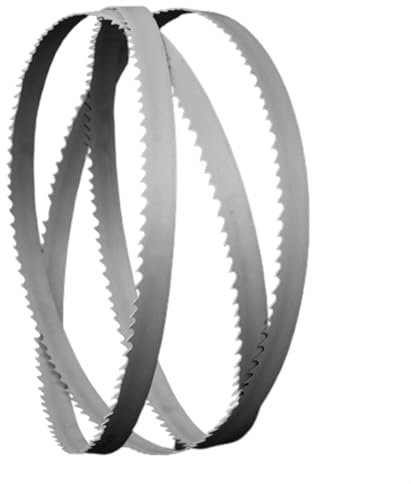 AUNANGLJSCS Metallsägeblätter 3/8 Zoll x 10–14 TPI, for Schneiden von Hartholz und Metall, Metallbandsägeblatt, M42 Bi-Metall-Bandsägeblätter, 1 Stück(1425mm)