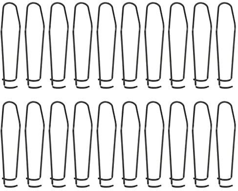 Toyvian 20piezas Hebillas Fijación Soporte Invernadero Accesorios Soporte Bricolaje