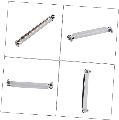 Silber Gitarrensteg Metall Gl227 für Gitarre und Bass | Präzise Passform, Ersatzteil für Akustikgitarren Steg, Verbessertes Klangbild, Metallausführung, Intonation