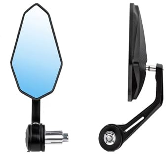Rétroviseur moto Pour Y&amaha Fz1 Fz6 Fz09 Fz07 Fz8 Xsr 700 900 Yzf R1 R3 R6 Moto Verre Bleu Guidon Bout Rétroviseur Rétroviseurs latéraux moto