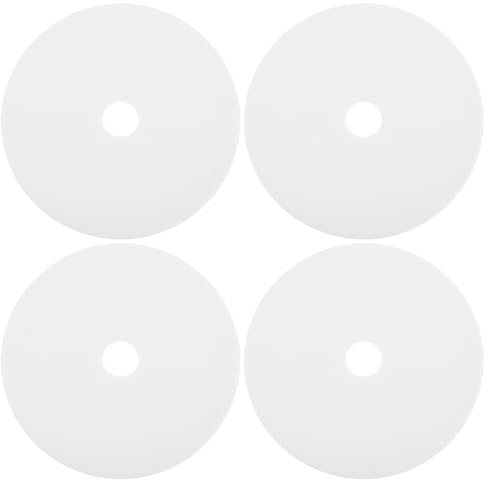 GAROZATION Ricambi per Scopino WC 4 Pezzi Bianco Pp per Set Pulizia | Blocco Odori, Materiale Robusto Anti Deformazione, Installazione Facile