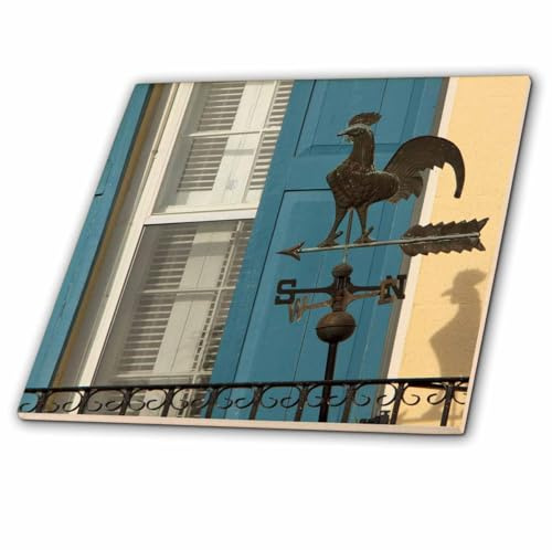 3dRose South Carolina, Charleston, Weathervane - US41 JWL0008 - Joanne Wells 6 Inch Ceramic Tile