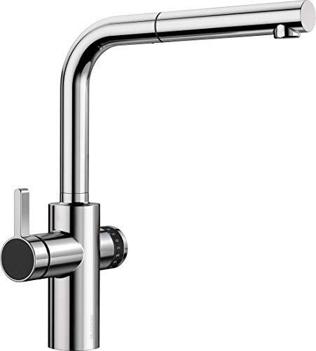Blanco 525212 EVOL-S Volume Küchenarmatur mit Messbecherfunktion, 230 V, Chrom