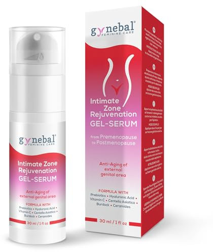 30 ml Gel intimo de rejuvenecimiento vulvar - Super hidratante Antiedad Reafirmante Zona Vaginal Externa - Cambios estéticos por Menopausia, Sequedad, Depilación, Post Parto