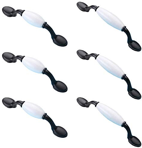 Retro Bogengriffe Keramik Keramikgriffe Küchengriff Weiß Kleiderschrank Griff Bogengriffe Bogengriff Möbelgriff Schrankgriff Keramik Griffe Türgriffe Retro Möbelgriffe Lochdistanz 76mm Und 96mm