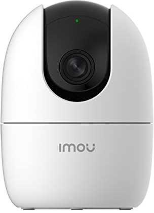 Imou Cámara de vigilancia Interior de 4 MP, cámara WiFi, Seguimiento Inteligente con Sirena, Audio de Dos vías, detección de Personas KI, Giro de 360 Grados, Compatible con Alexa, 2,4 GHz.