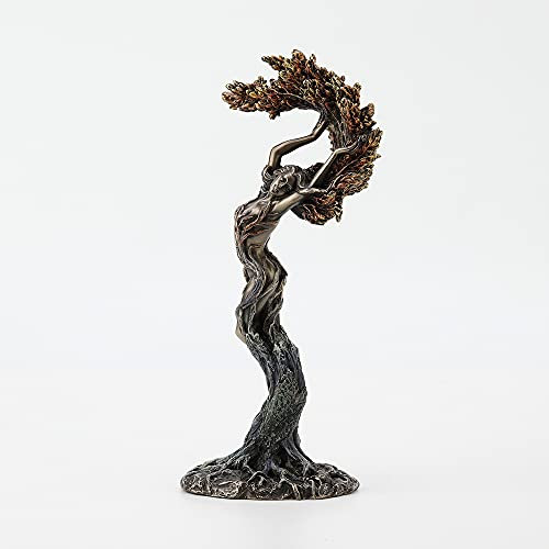 Veronese Design The Dancing Forest Nymphe Shimmer Cold Cast Bronzed Resin Statue Fantasy Collectible Figure Home Nature Spirit
