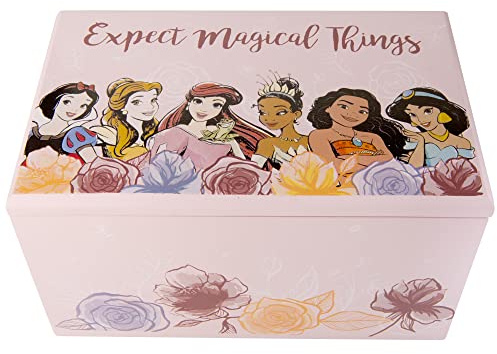 PEERS HARDY Schmuckschatulle Aus Holz Disney Princess Mit Spiegel 10 X 18 cm