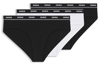 HUGO Slip Triplet da Donna a Righe (Confezione da 3), Aperto Vari 970, M