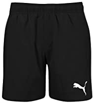 PUMA Pojkar medium längd shorts badbyxor, svart, 128