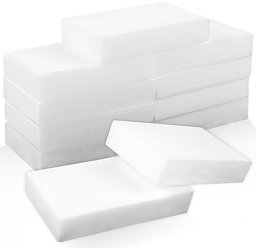 COMNICO Esponja mágica de Borrador, Paquete de 10 Suministros de Limpieza a Granel, Limpiador de Platos, Productos de Polvo, Esponja Profesional Comercial para Cocina, baño, bañera, Inodoro
