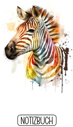 Notizbuch: Notizbuch Zebra, 120 linierte Seiten, A5 (6'x9'), schönes Tagebuch und Journal, Notebook Safari, Savanne, Afrika