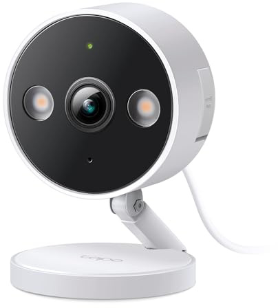 Tapo 2K+ Indoor/Outdoor Wired Security Camera - 2024 PCMag Editors' Choice, Person/Pet/Vehicle Detection, Baby Monitoring, Color Night Vision, Subscription-Free Local Storage or Optional Cloud, C120