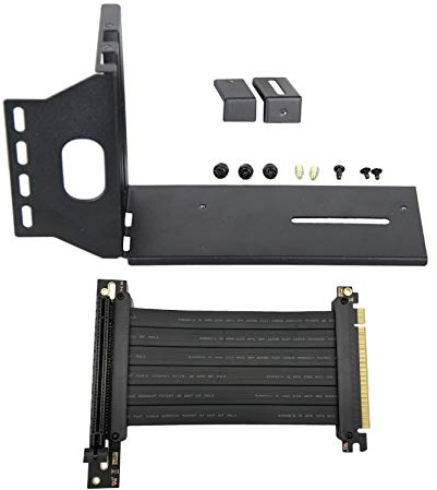 MABSSI Support Vertical de Carte d'image de GPU avec Cable D'Extension PCI Express Support Vertical Intégré de GPU Fixe PCI-E