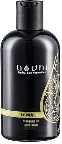 Bodhi® Massageöl Frangipani 250 ml – exotisches Wellness-Öl für sinnliche und intime Massagen, mit Kokosöl und Reisöl, vegan und natürlich
