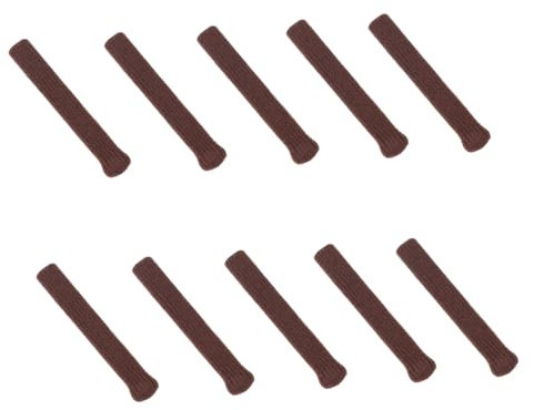 GARVALON 10stücke Brillenendetipps Ohrsocken Antirutsch Rohre Ersatz Gläser Ohrkissen Nylonmaterial Brillenbügelenden Brillenbügelverhinderung