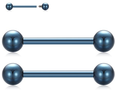 hengkaixuan 1 par smycken för bröstvårta G23 titan bröstvårtsringar 12G 14G 16G bröstvårta stänger silver guld bröstvårta skivstång internt gängad böjd skivstång ögonbryn ringar bro tungringar för