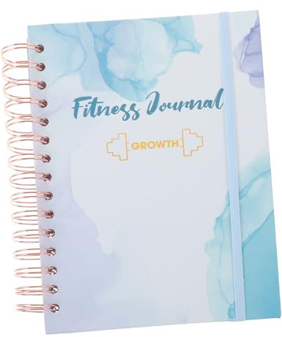 VILLFUL Fitnessjournal-notizbuch Fitness-tagesplaner-notizbuch Monatsplaner-notizblock Trainingstagebuch- Tagesplan-notizblock Spiral