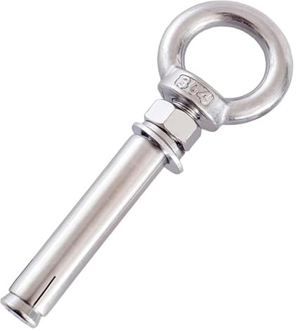 Ankerbolzen, M12 x 170 mm-M12 x 300 mm, Dehnbolzen, Deckenhaken, Hochleistungsbolzen, Ankerbefestigung, Hebebolzen aus Edelstahl 304, M12 x 180 mm(M12x170mm)