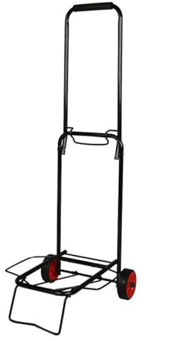 LCKKJHG Carretillas Plegables Carretilla de Mano Plegable Ajustable con 2 Ruedas, de Metal, Ligera, Plegable, for Uso General, for Oficina