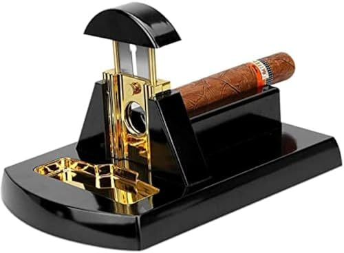 Cortador de puros de guillotina con hoja afilada de acero inoxidable, ideal para viajes y corte preciso de varios tamaños de cigarros