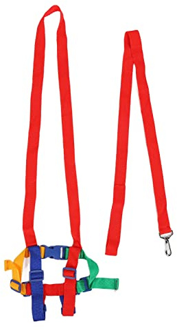 Saluaqui Cablaggio per Bambini in Guinzaglio di Sicurezza Anti -lost con Spalline Regolabili - Cablaggio di Sicurezza Infantile in Poliestere Traspirante per Protezione Affidabile Luoghi Affollati