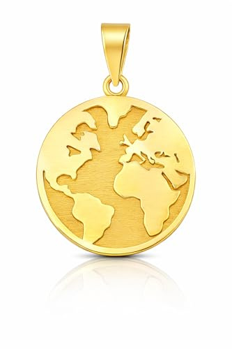 Rodium – Anhänger damen 585 echtgold, Kettenanhänger Gold 585 Damen, Charms für Halskette oder Ketten Armband, Kettenanhänger für Goldschmuck