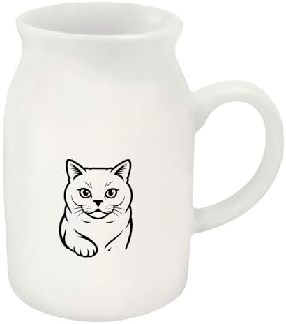 Azeeda 300ml 'British Shorthair Cat' Ceramic Milk Jug (MJ00020344)