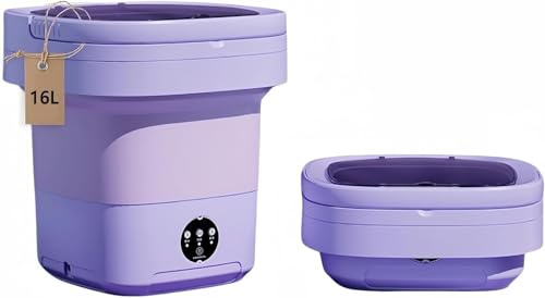 Portable Washing Machine, Mini Washer,16L Upgraded Large Capacity Foldable Washer.Deep Cleaning of Underwear, Baby Clothes and Other Small Clothes.Suitable for Apartments, Dormitories, Hotels