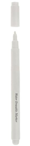 Vanishing Stoffmarker, wasserlöslich, 1 mm, Weiß, 1 Stück