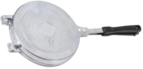 Keenso Padella per Pancake, Padella Antiaderente a Doppia Faccia in Lega di Alluminio per Cucinare Omelette e Panini con Manico Freddo da 15,7 Pollici (stile 1)
