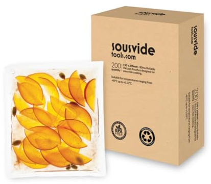 SousVideTools | Vacuum Sealer Bags | 40cm x 40cm Boilable Pouches | Pack of 200