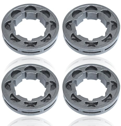 Adefol 4pcs 3/8 8T Kettenradfelge für Stihl 064 066 088 090 MS660 MS880 für Husqvarna 394 395 Serie