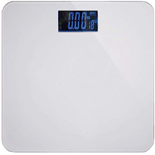 Personenwaage Digital Körperwaage Waage Digitalwaage Milchglas 180kg