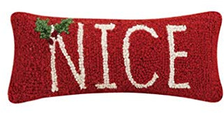Peking Handicraft 31TG626BC05OB Nice Hook Pillow, 12-inch Length
