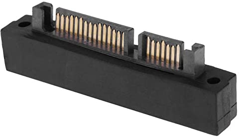 ezqnirk 1pcs SAS Adapter convierte SATA HDD a SAS PORT SFF-8482 Conectores de cable de computadora SAS al adaptador RAID de la unidad de disco duro SATA 22 PIN