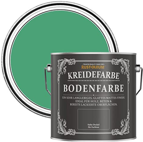 Rust-Oleum grün strapazierfähige, kratzfeste Bodenfarbe für Holz und Beton - Smaragd 2,5 Litres