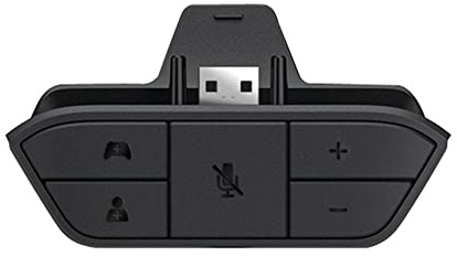 Lenpos Stereo Headset Adapter, Audio Mic Headphone Converter for Xbox One/One S/X/Elite 1/Elite2/Series X|S Controller Adjust Audio Balance Game Sound & Voice Chat