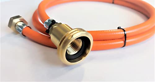 ZaTeChS Propan Butan Gas Slang Tank Adapter Acme (Europa) 300cm (3m) | Ø9mm | 21.8 - Acme Påfyllningsadapter | Propan Gas Slang | LPG Autogas | Euronozzle | Gasslang för Autogasfordon, Camping