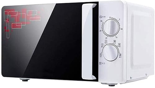 Microondas Solo Manual sin Interior Oxidado para Fácil Limpieza, Carcasa Soft Touch y Acabado Mate, Descongelación Automática, Blanco Algodón, 20 Litros con 6 Niveles de Potencia, 800 W Esté