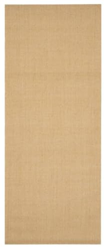 vidaXL Teppich rutschfest Pflegeleicht Sisalteppich Sisalläufer Läufer Vorleger Wohnzimmerteppich für Innenbereich Natur Sisal 100x250cm