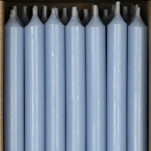 Bütic GmbH Stabkerzen durchgefärbt 110mm x Ø 13mm - Kerzen hochgereinigt, Brenndauer 2h, geruchsneutral, rußarm mit rückstandsfreiem Abbrand
