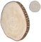 Cepewa Baumscheibe Holzscheibe │ Paulownia Naturprodukt 44x2,5cm │Scheibe Holz Holzplatte Dekoelement (1 x Baumscheibe Ø44,5x2,5cm)