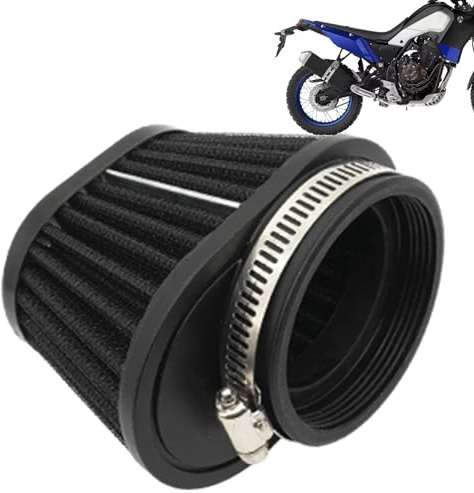 Sollee Filtro 'Aria per Moto, Detergente per Filtro 'Aria per Moto | Testa a Fungo del Filtro di aspirazione 'Aria del Motore - Filtri 'Aria Fredda, Morsetto per Filtro 'Aria,