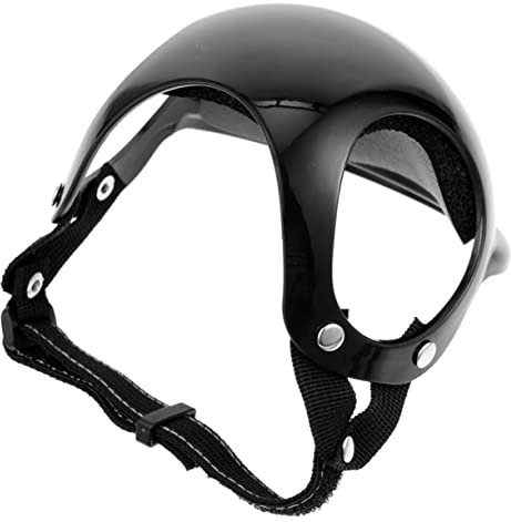Supvox Hundesicherheitshut Verstellbarer Helm Für Haustiere Für Outdoor-aktivitäten Schützt Tier Beim Radfahren Und Motorradfahren Passend Für Kleine Hunde Und Katzen