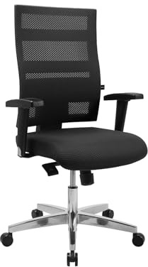 Topstar X-Pander Bürostuhl schwarz | Made in Germany | Ergonomisch | Drehstuhl, Schreibtischstuhl | höhenverstellbar | Geprüfte Sicherheit nach GS-Intertek